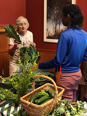 receiving crops